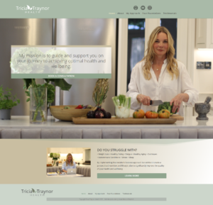 TriciaTraynorHealth Home page